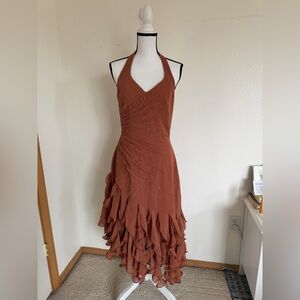 Tan Formal Dress
